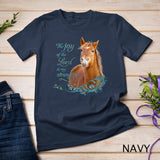 Christian Bible Verse Smiling Horse T-shirt