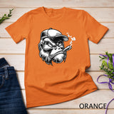 Cigar Smoking Gorilla Silverback Monkey Ape Gift T-Shirt