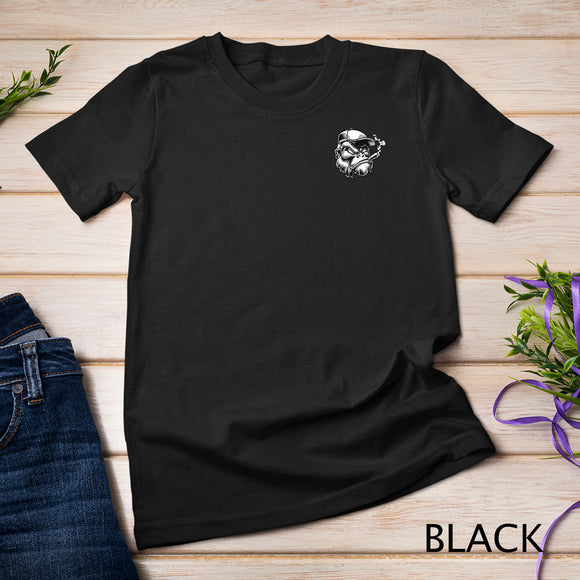 Cigar Smoking Gorilla Silverback Monkey Ape Pocket Gift T-Shirt