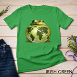 Clean planet Save the Earth Frog Symbol Long Sleeve T-Shirt