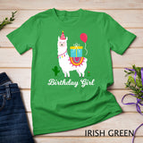 Cool Cute Alpaca Llama Cactus Girls Birthday Party Animal T-Shirt