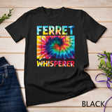 Cool Ferret - Animal Lover Ferret Owner Rodent Rainbow Tie Dye T-Shirt