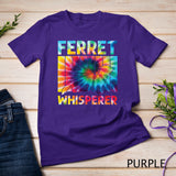 Cool Ferret - Animal Lover Ferret Owner Rodent Rainbow Tie Dye T-Shirt