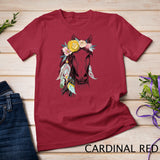 Cowgirls and Girls Who Love Horses Cute Hippy Boho Western T-Shirt