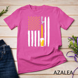 Craft Beer American Flag USA T-Shirt, 4th July Brewery T-Shirt