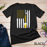 Craft Beer American Flag USA T-Shirt, 4th July Brewery T-Shirt