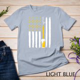 Craft Beer American Flag USA T-Shirt, 4th July Brewery T-Shirt