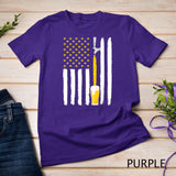 Craft Beer American Flag USA T-Shirt, 4th July Brewery T-Shirt