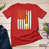 Craft Beer American Flag USA T-Shirt, 4th July Brewery T-Shirt