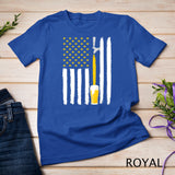 Craft Beer American Flag USA T-Shirt, 4th July Brewery T-Shirt