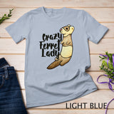 Crazy Ferret Lady long sleeve t-shirt