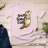 Crazy Ferret Lady long sleeve t-shirt