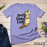 Crazy Ferret Lady long sleeve t-shirt