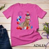 Cute Ferret 4th Of July Balloons American Flag Lover T-Shirt