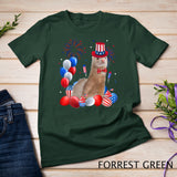 Cute Ferret 4th Of July Balloons American Flag Lover T-Shirt