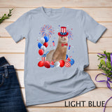 Cute Ferret 4th Of July Balloons American Flag Lover T-Shirt