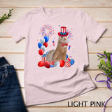 Cute Ferret 4th Of July Balloons American Flag Lover T-Shirt