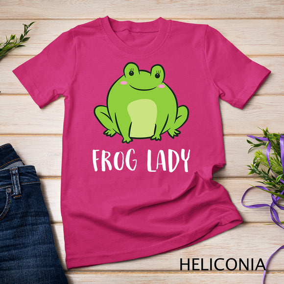 Cute Frog Lady Love Frogs Just a Girl Who Loves Frogs T-Shirt