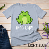 Cute Frog Lady Love Frogs Just a Girl Who Loves Frogs T-Shirt