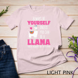 Cute Funny Llama Shirt Llamas Lover Shirts Gifts Girls Women T-Shirt