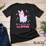 Cute Llama Girl Shirt Just A Girl Who Loves Llamas T-Shirt