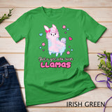 Cute Llama Girl Shirt Just A Girl Who Loves Llamas T-Shirt
