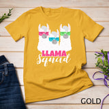 Cute Llama Squad Shirt Retro 80s Style Tshirt Gift