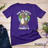 Dabbing Ferret Earth Day Shirt for Kids, Women, & Men Gift T-Shirt