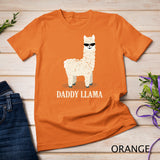 Daddy Llama Alpaca Funny Animal Lover Gift Father's Day T-Shirt