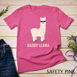 Daddy Llama Alpaca Funny Animal Lover Gift Father's Day T-Shirt