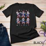 Dancing Dabbing Uncle Sam 4th of July Boys Girls Kids Dance T-Shirt