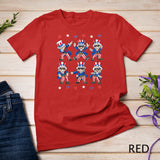 Dancing Dabbing Uncle Sam 4th of July Boys Girls Kids Dance T-Shirt