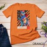 Dinosaur Amerisaurus T-Rex Men Boys Funny Fourth 4th Of July T-Shirt