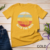 Distressed save the bees lovers shirts for beekeeper tee