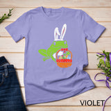 Easter Day Frog Bunny Eggs Basket Cute Animal Men Women Kids T-Shirt