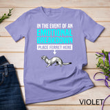 Emotional Breakdown Ferret Lover Girls Women Funny Ferrets T-Shirt