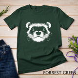 Ferret Face Graphic Illustration for Mom - Funny Lovers Gift T-Shirt