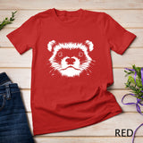 Ferret Face Graphic Illustration for Mom - Funny Lovers Gift T-Shirt