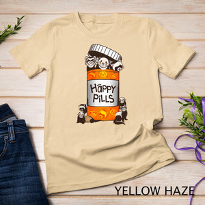 Ferret Happy Pills T-shirt