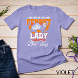 Ferret Lady Women Girls Gifts Animal Ferret Premium T-Shirt