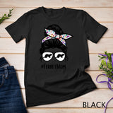 Ferret Mom Messy Bun Hair Glasses for Ferret Lovers & Owners T-Shirt