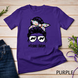 Ferret Mom Messy Bun Hair Glasses for Ferret Lovers & Owners T-Shirt