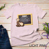 Ferret Property Laws Five Statements - Ferrets Lover funny Long Sleeve T-Shirt