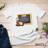 Ferret Property Laws Five Statements - Ferrets Lover funny Long Sleeve T-Shirt