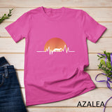 Ferret T Shirt - Retro Sun Heartbeat Cool Animal Gift Shirt