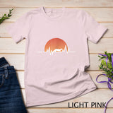 Ferret T Shirt - Retro Sun Heartbeat Cool Animal Gift Shirt