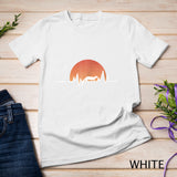 Ferret T Shirt - Retro Sun Heartbeat Cool Animal Gift Shirt