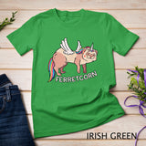 Ferretcorn Ferret Unicorn - Cute Flying Magical Rainbow Pet T-Shirt