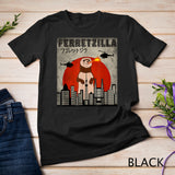 Ferretzilla, Vintage Funny Ferret Japanese Sunset Style T-Shirt