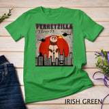 Ferretzilla, Vintage Funny Ferret Japanese Sunset Style T-Shirt